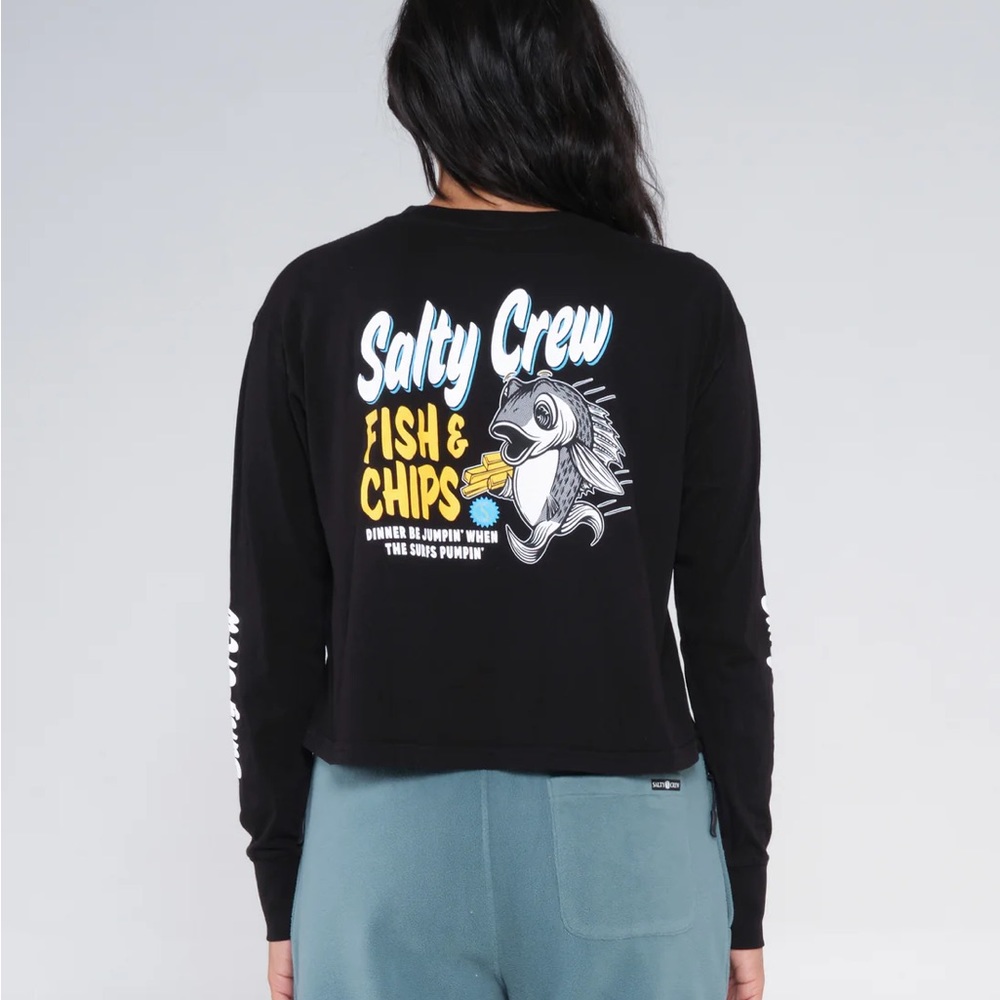 Salty Crew Fish & Chips Long Sleeve Tee